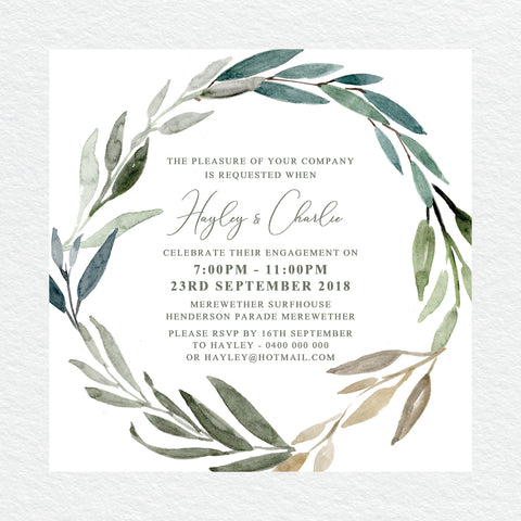 Serendipity Rectangle Invitation