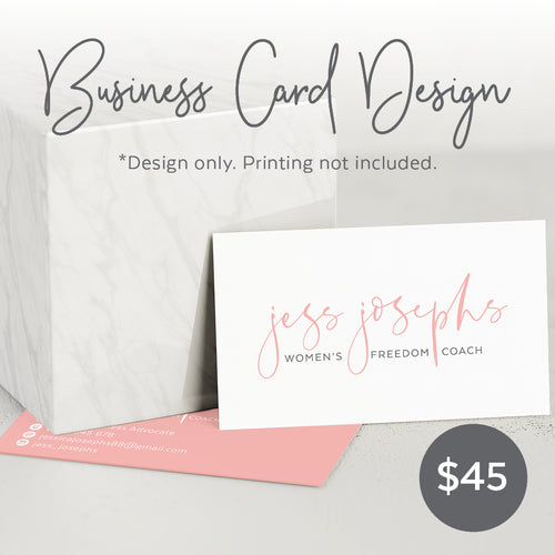 Business Card Design Only
