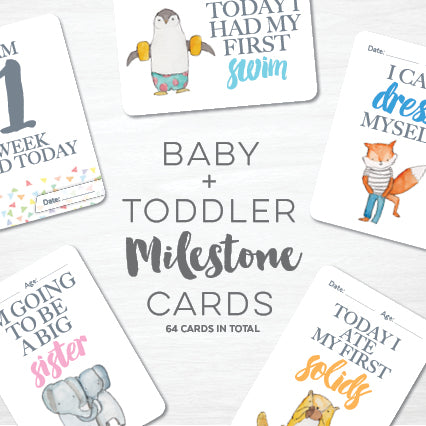 Baby Milestone Cards