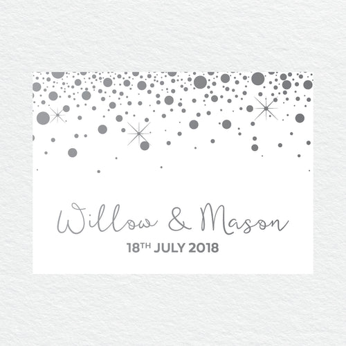 Confetti Party RSVP Card