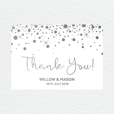 Confetti Party Foil Invitation