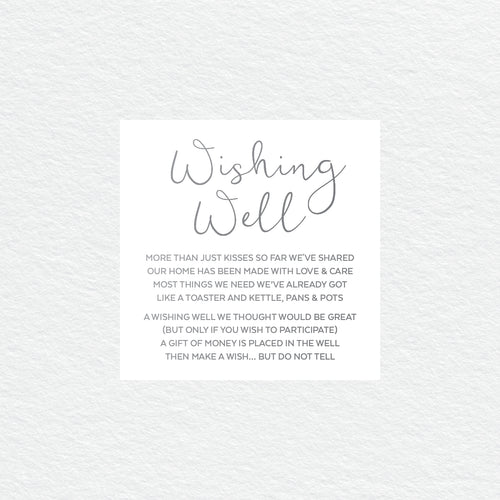 Confetti Party Wishing Well Card