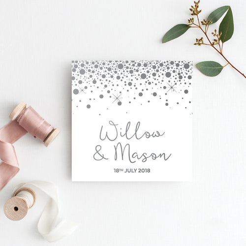 Confetti Party Square Invitation