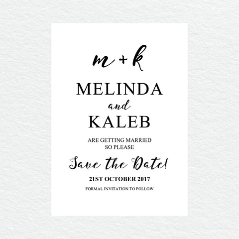 Floral Marsala Save the Date Card