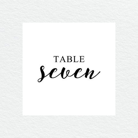 Gone Troppo Table Numbers