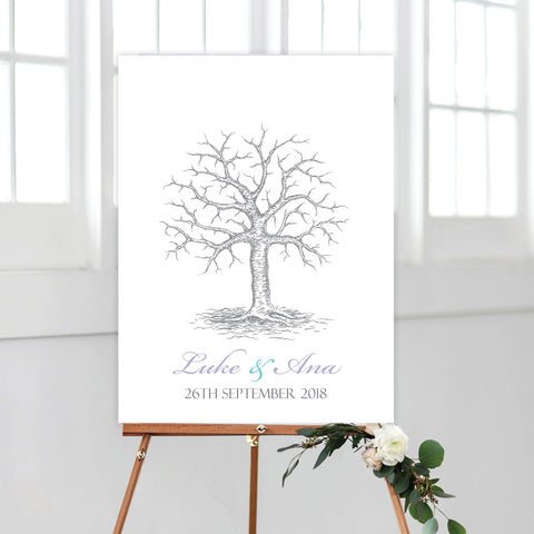 Watercolour Fingerprint Tree Kit