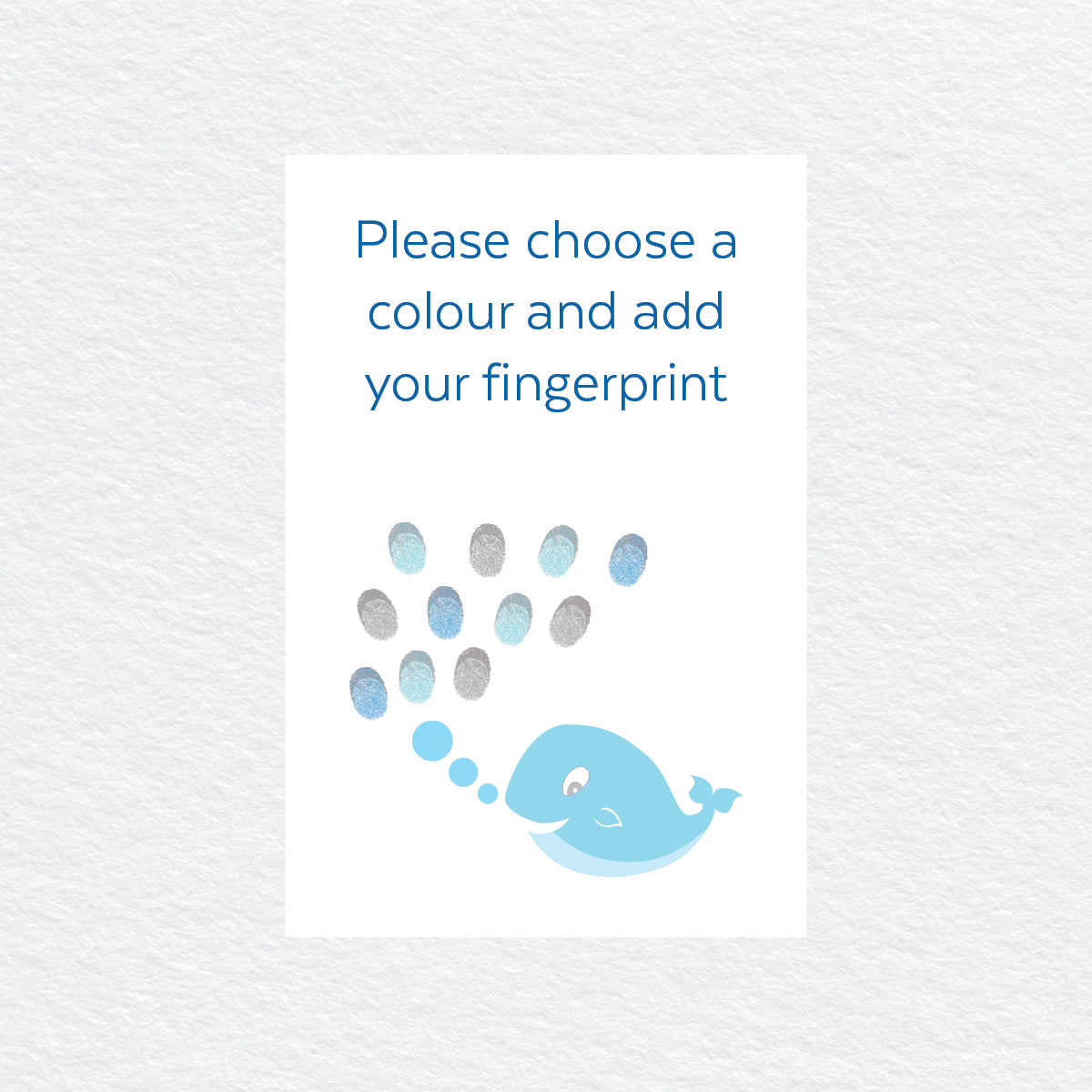Whale Bubble Fingerprint Kit