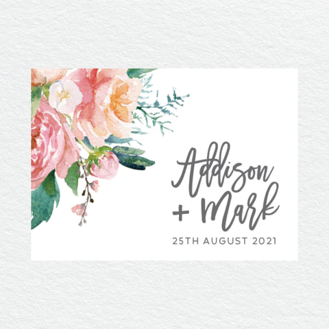 Botanical Bliss RSVP Card