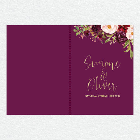 In Bloom (Navy) Service Covers