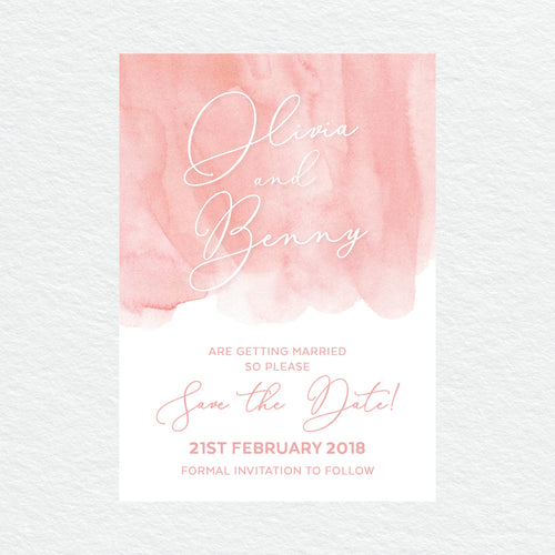 Flow Save the Date Card