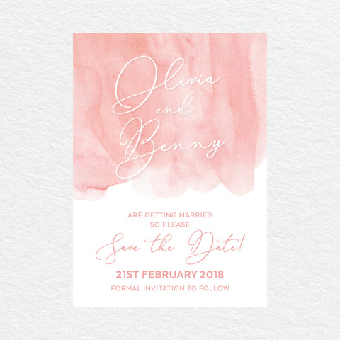 Tropicana Save the Date Card