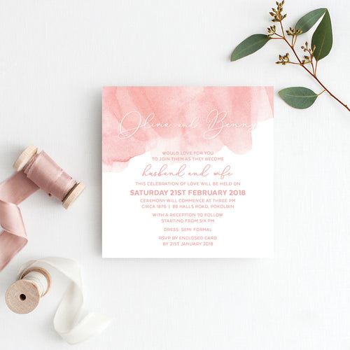 Flow Square Invitation