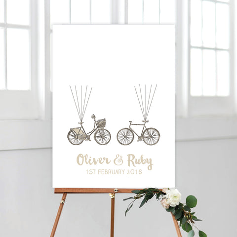 Just Married Balloon Fingerprint Kit