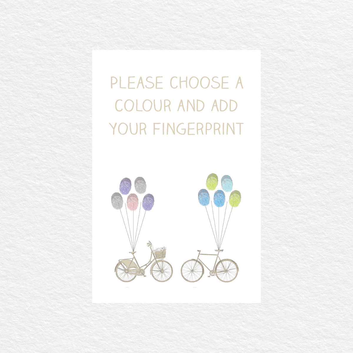 His and Her Bicycle Fingerprint Kit