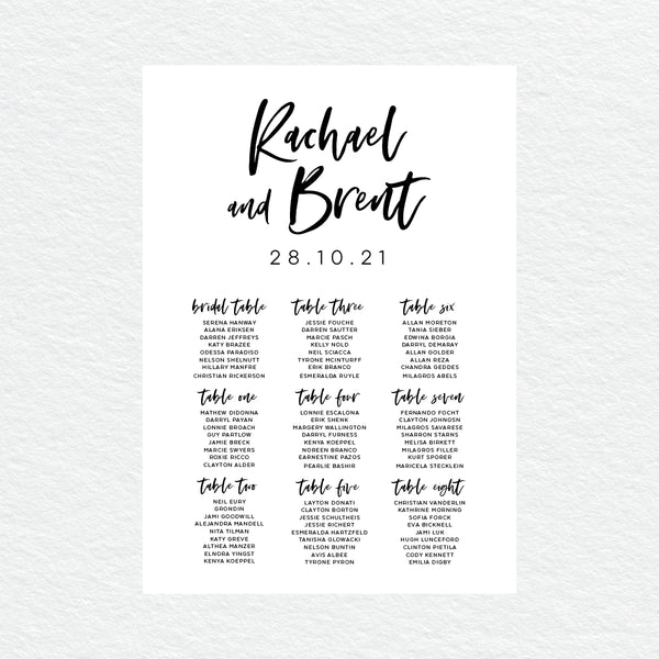 Ido Chart I Do Seating Chart