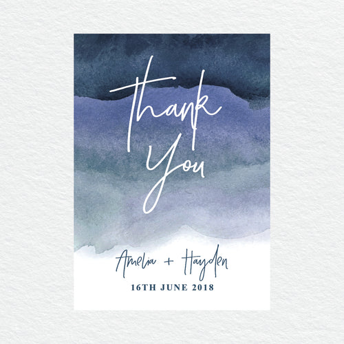 Midnight Thankyou Cards