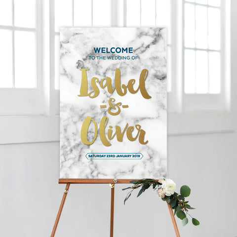 Fresh Type Welcome Sign