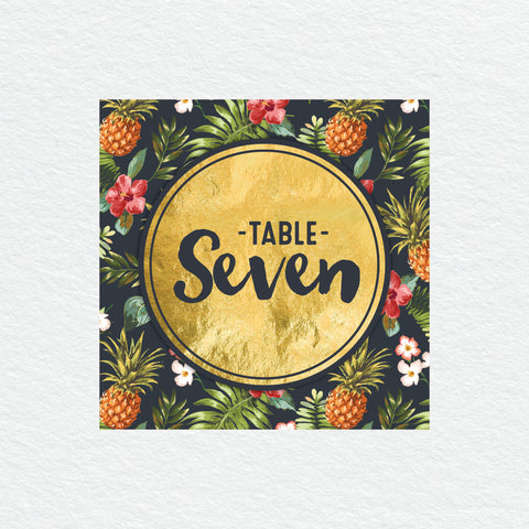 Winter Wreath Table Numbers