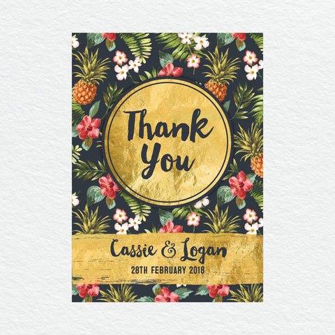 Modern Monogram Thankyou Cards
