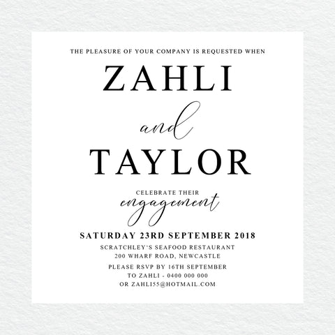 Serendipity Save the Date Card