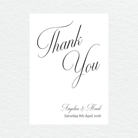 You and Me Thankyou Cards