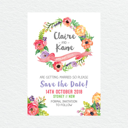 Spring Sweetness Save the Date Card