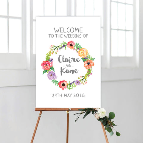 Pineapple Punch Welcome Sign