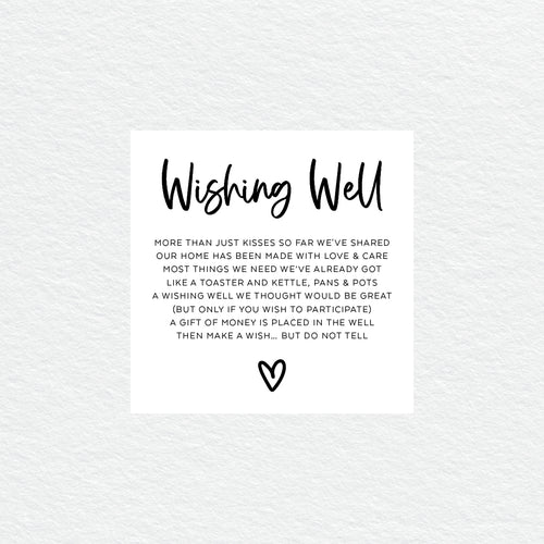 Sweet Heart Wishing Well Card