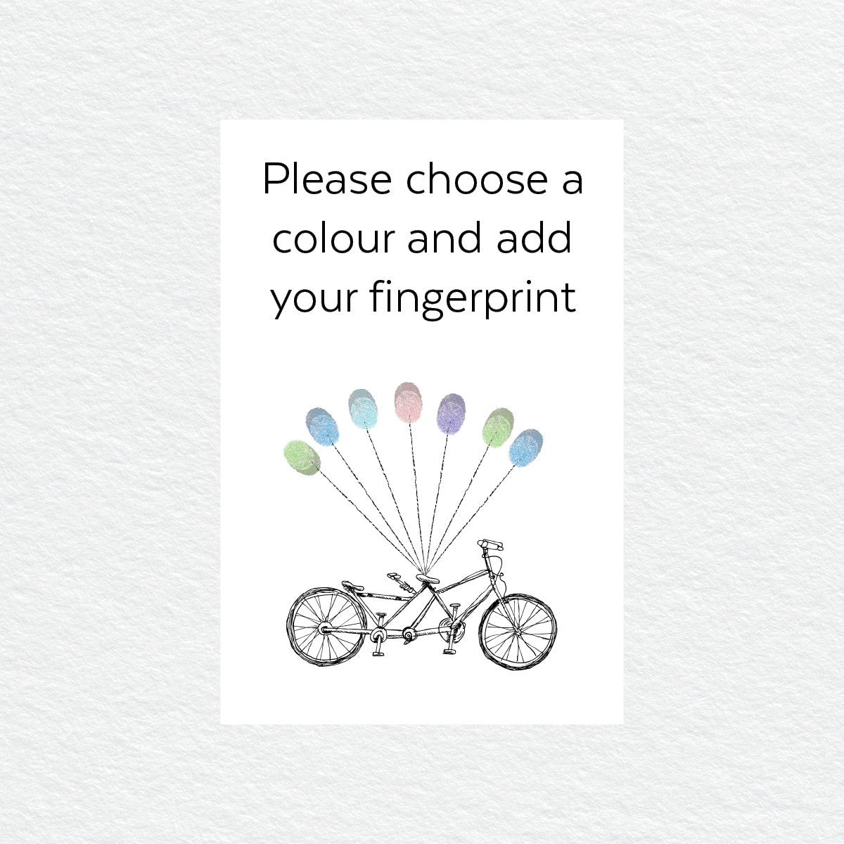 Tandem Bicycle Fingerprint Kit