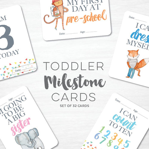 Toddler Milestone Cards