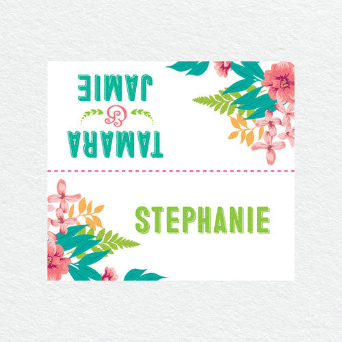 Tropical Celebration Placecard