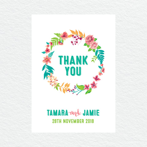 Tropical Celebration Save the Date Card