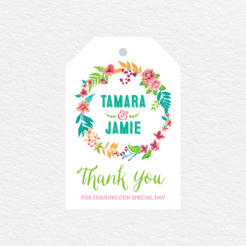 Tropical Celebration Save the Date Card