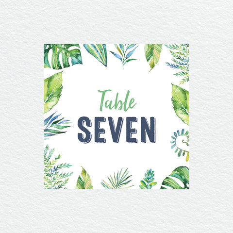 Tropicana Save the Date Card