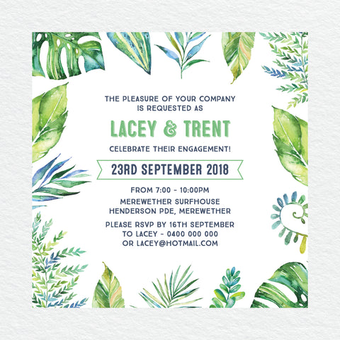 Tropicana Square Invitation