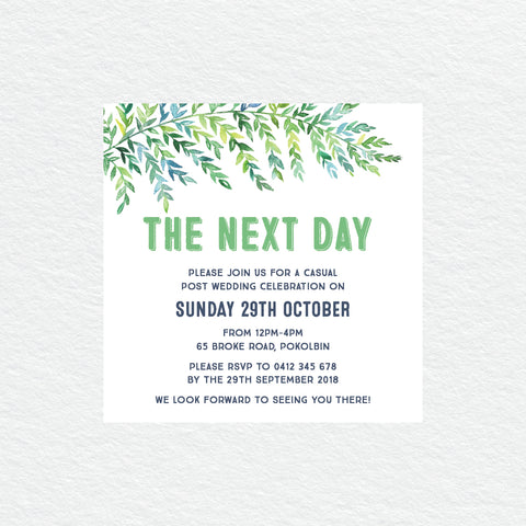 Tropicana Square Invitation
