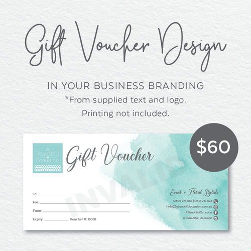 Gift Voucher Design