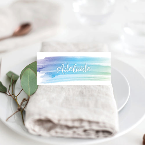 Watercolour Love Placecard