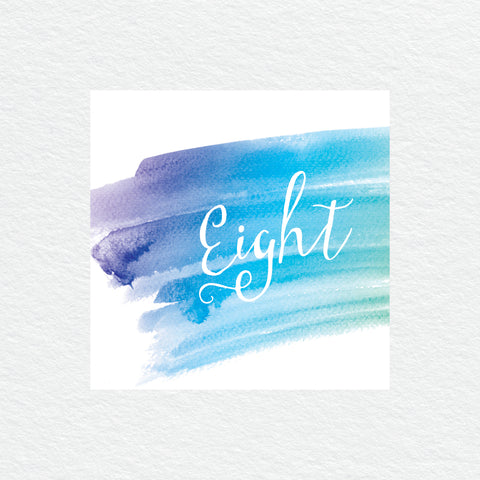 Watercolour Love Save the Date Card