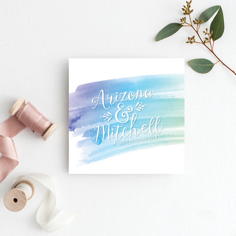 Watercolour Love Welcome Sign