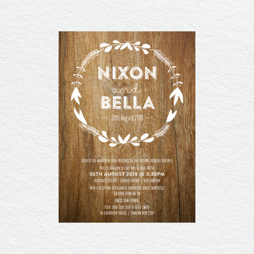 Woodland Whimsy Rectangle Invitation