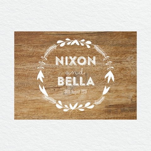 Woodland Whimsy Foil Invitation
